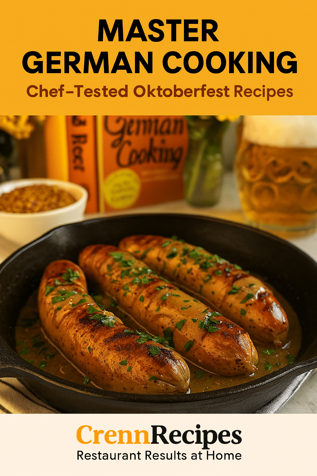 CrennRecipes brand authority - Master German Cooking culinary expertise