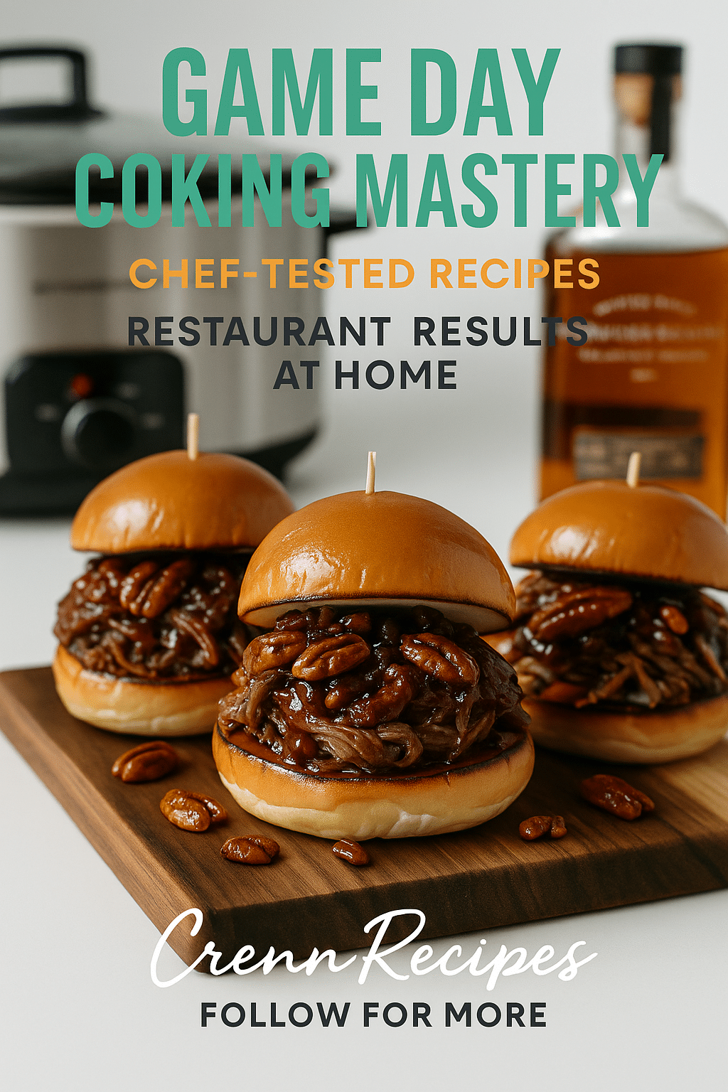 CrennRecipes brand authority - Game Day Cooking Mastery culinary expertise
