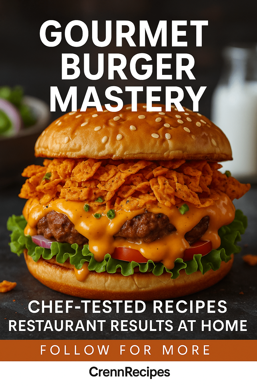 CrennRecipes brand authority - gourmet burger mastery culinary expertise