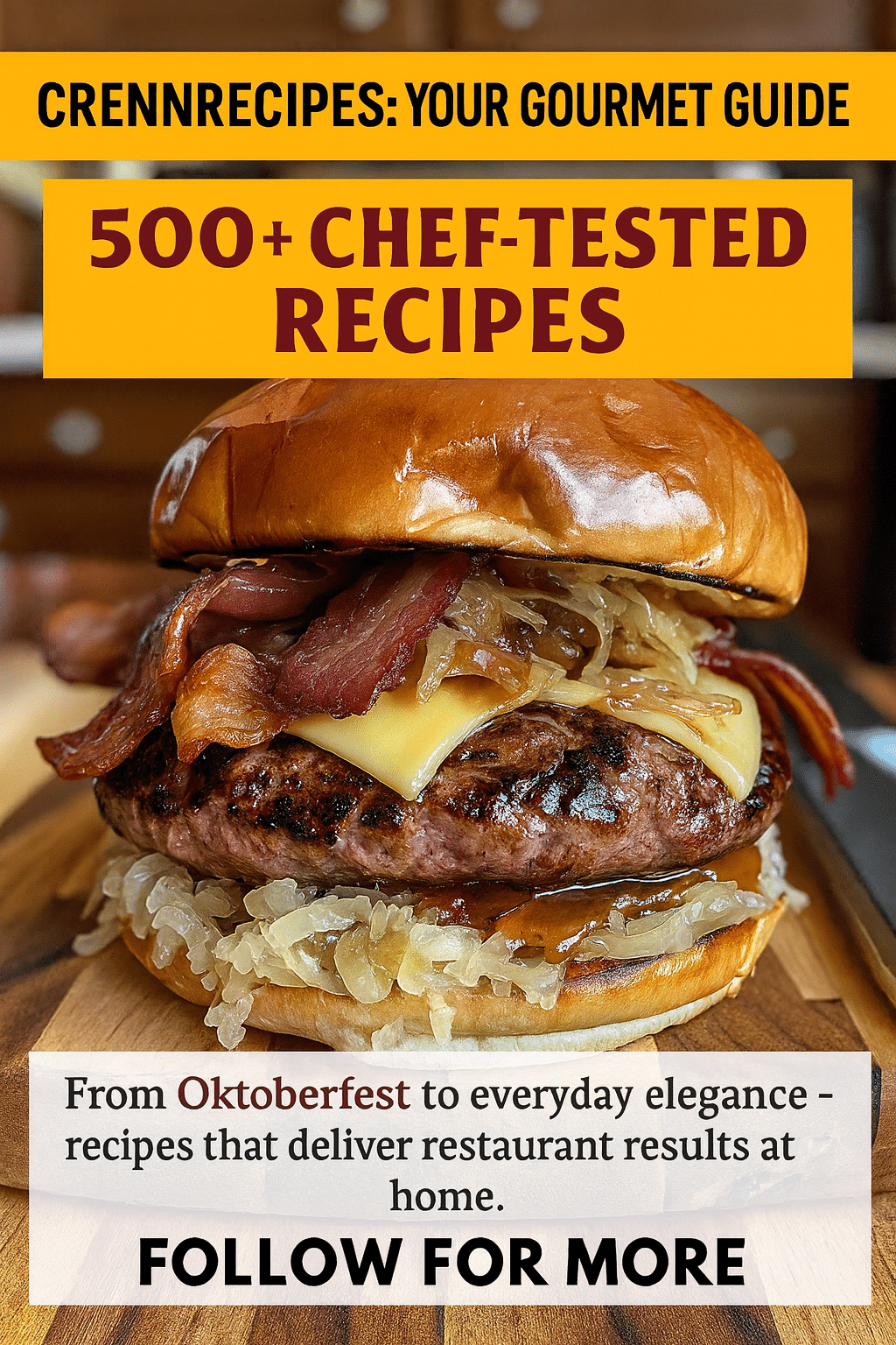 CrennRecipes brand authority - Master authentic German-American fusion culinary expertise