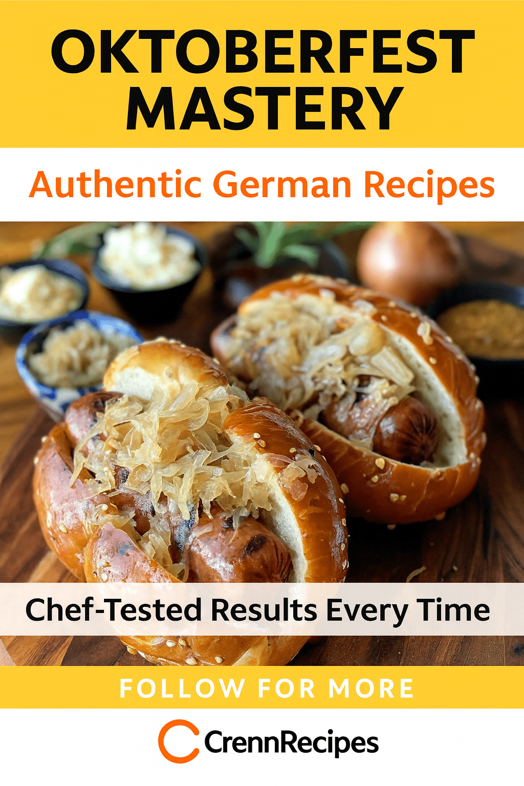 CrennRecipes brand authority - Master Oktoberfest Cooking culinary expertise