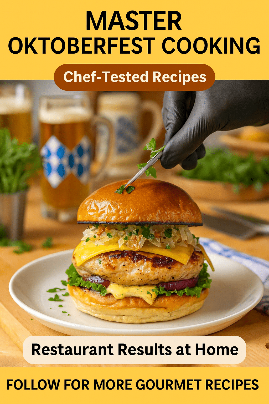 CrennRecipes brand authority - Master Oktoberfest Cooking culinary expertise