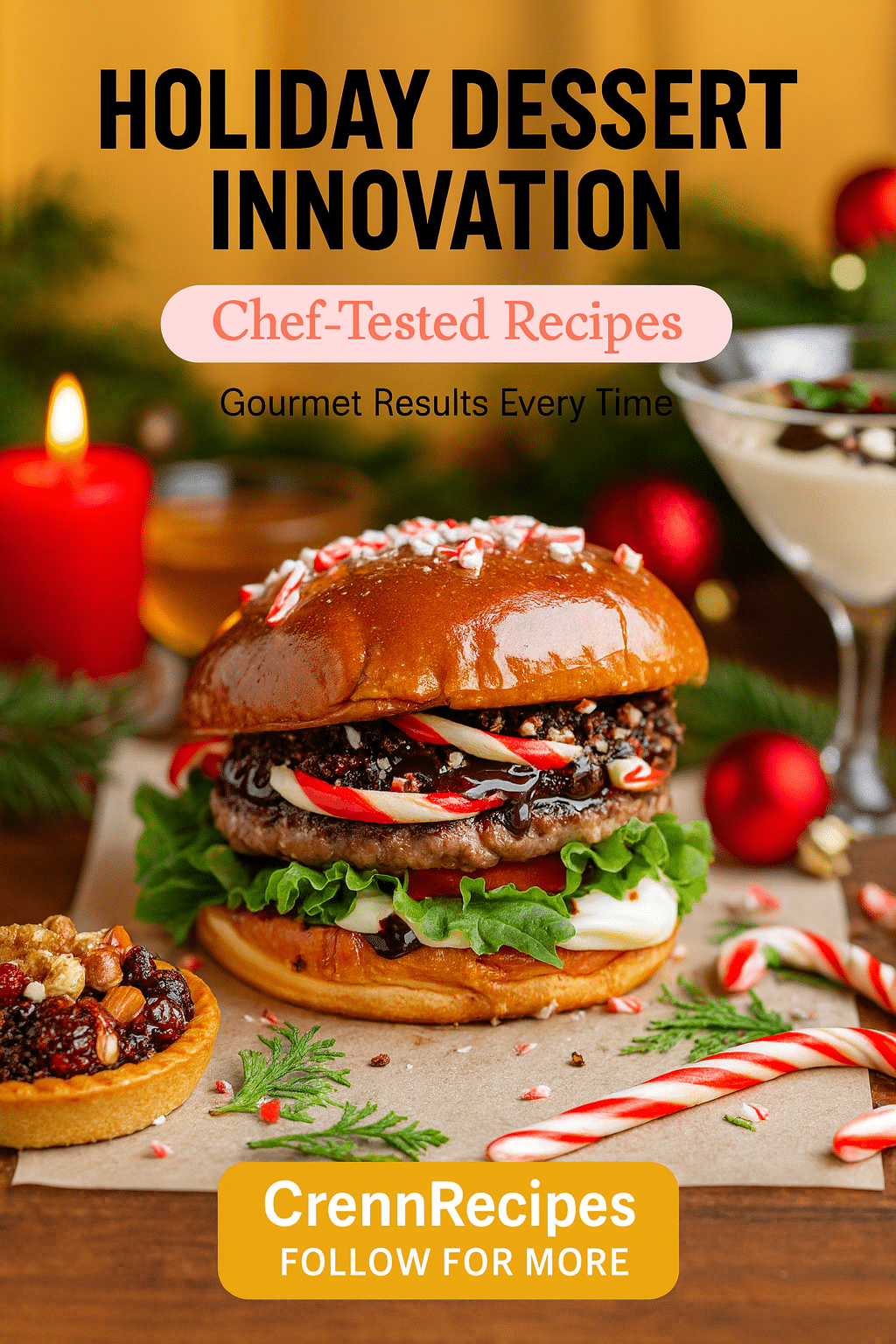 CrennRecipes brand authority - Master Holiday Dessert Innovation culinary expertise