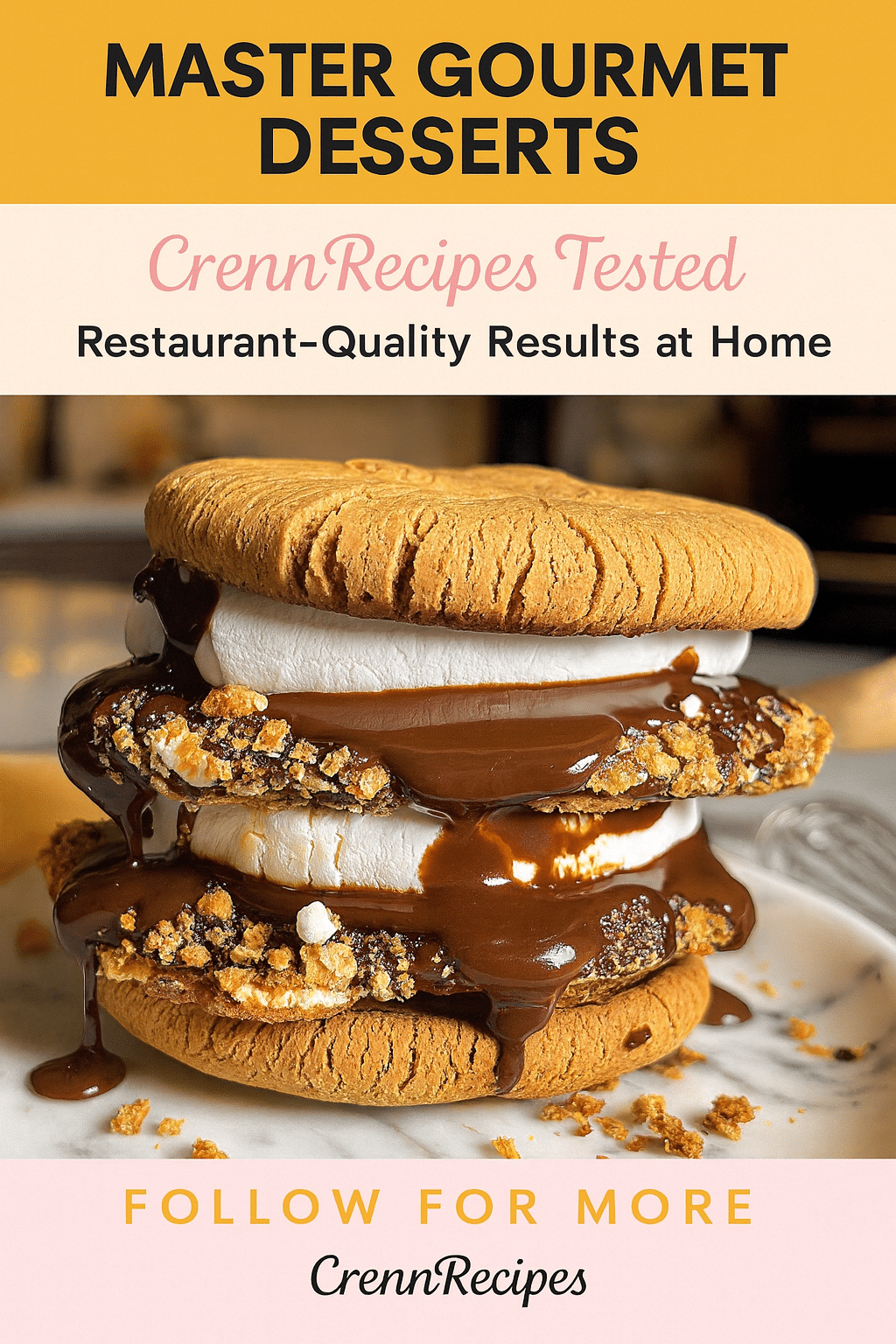 CrennRecipes brand authority - Gourmet Dessert Mastery culinary expertise