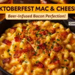 Oktoberfest Bacon Beer Mac & Cheese recipe - CrennRecipes elegant entrees fall comfort food oktoberfest mac and cheese
