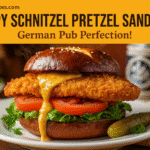 Crispy schnitzel pretzel sandwich recipe - CrennRecipes elegant-entrees schnitzel sandwich