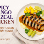 Spicy mango mezcal chicken recipe - CrennRecipes elegant-entrees grilled chicken marinade