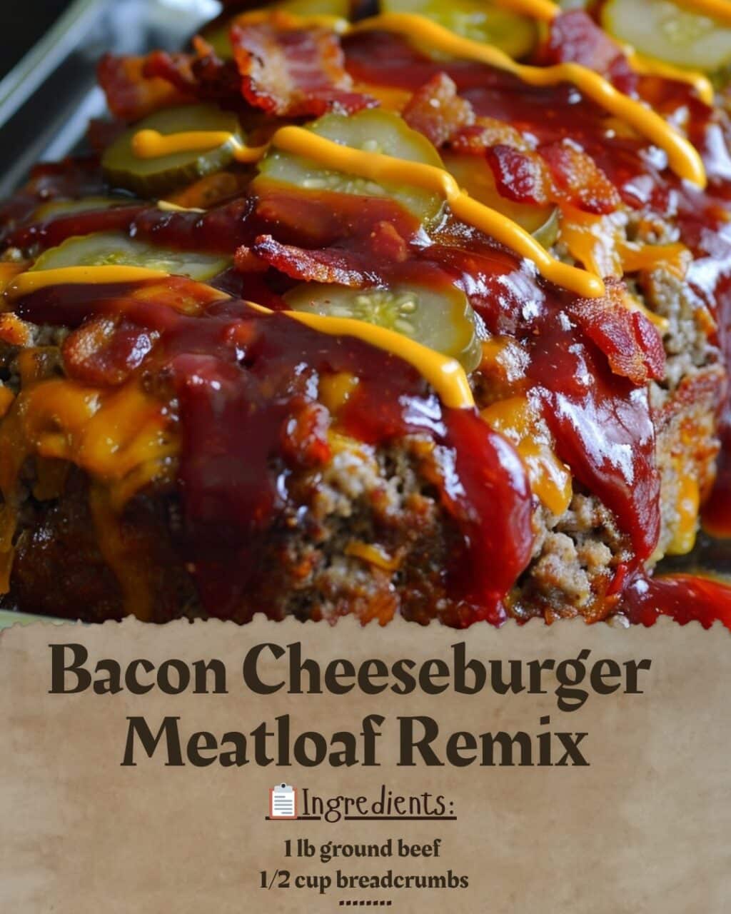 Bacon Cheeseburger Meatloaf Remix