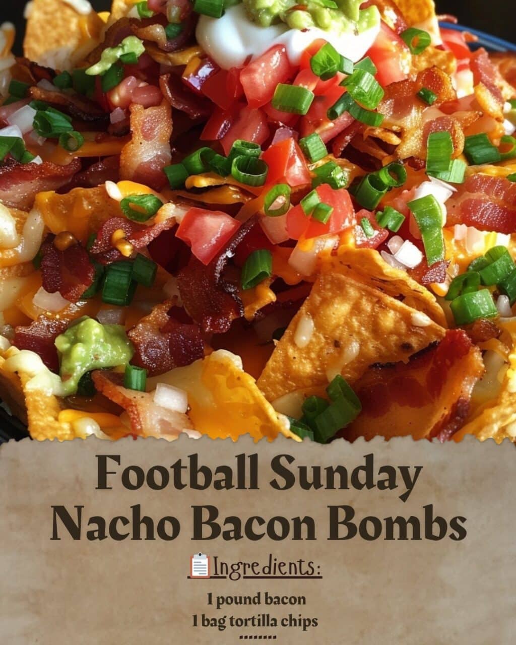 Football Sunday Nacho Bacon Bombs