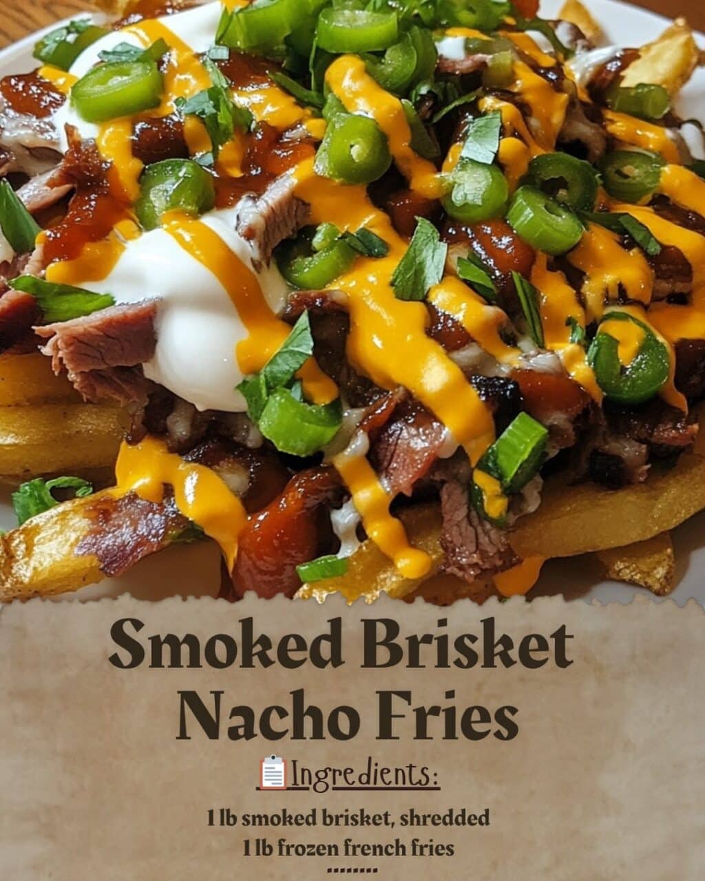 Smoked Brisket Nacho Fries