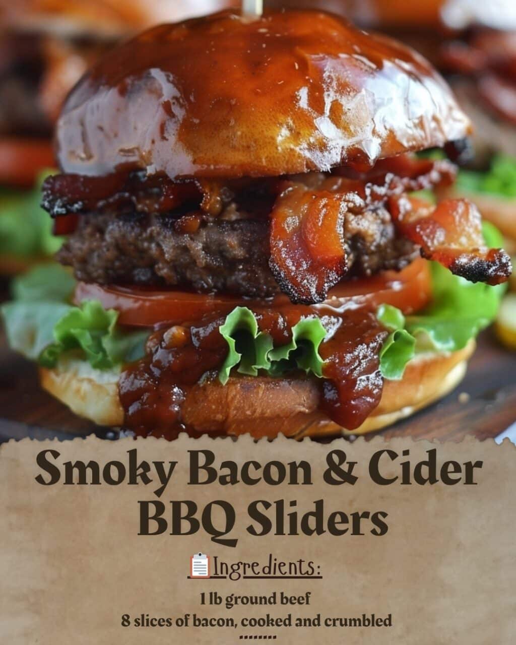 Smoky Bacon & Cider BBQ Sliders