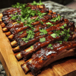 Apple Molasses BBQ Ribs — restaurant-quality recipe photo