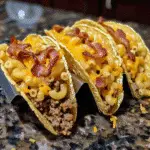 Bacon Macaroni Cheeseburger Tacos — restaurant-quality recipe photo