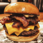 Bourbon Brown Sugar Bacon Burger — restaurant-quality recipe photo