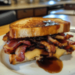 Bourbon Glazed Bacon & Gouda Sandwich — restaurant-quality recipe photo
