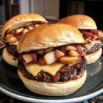 Caramel Apple Bacon Smash Burger