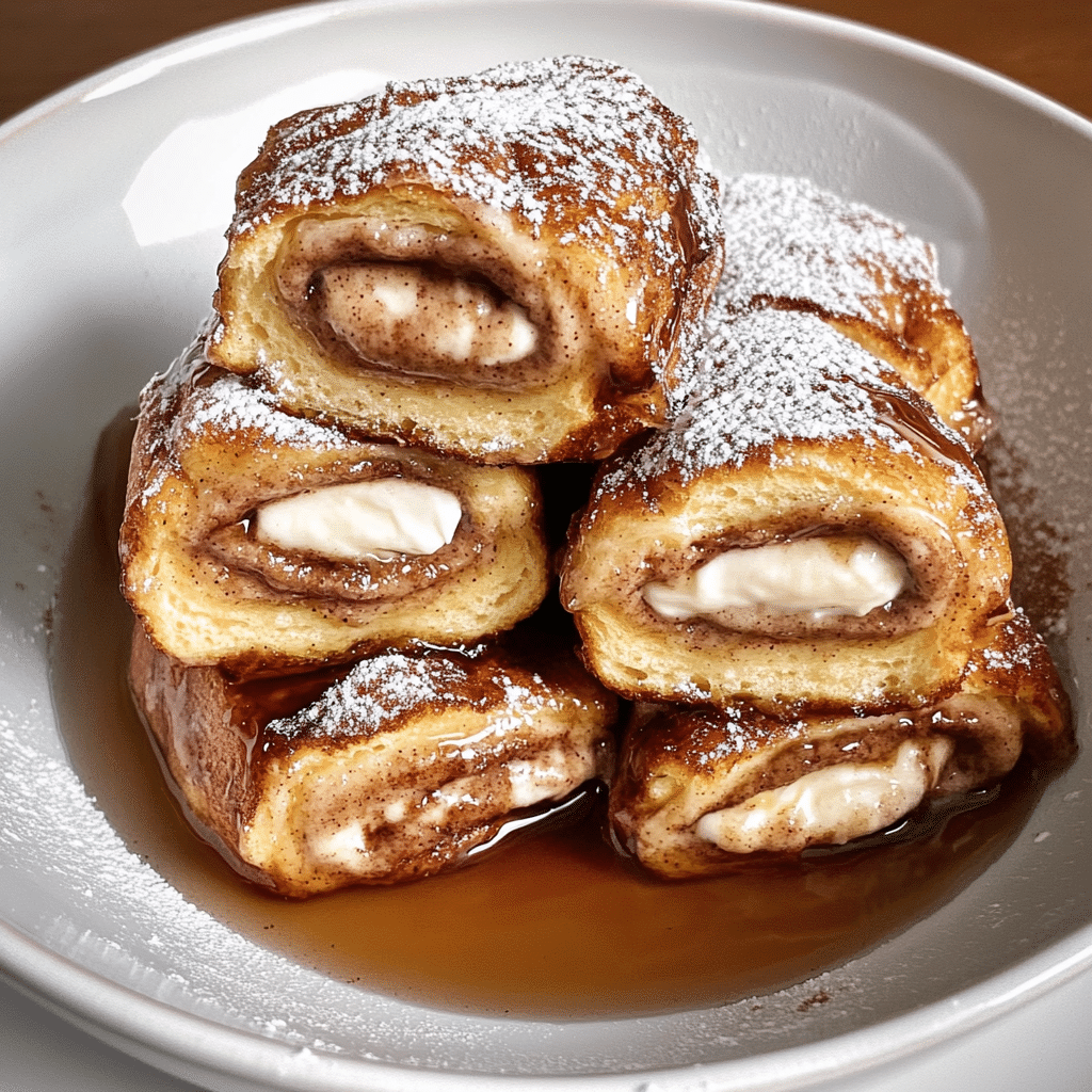Cinnamon Roll Stuffed French Toast with Bourbon Drizzle — chef-tested restaurant-quality photo