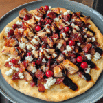 Cranberry Bourbon Turkey Flatbread — restaurant-quality recipe photo