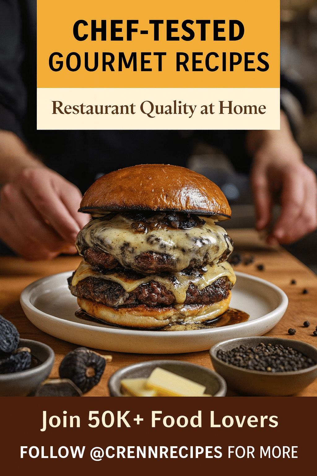 CrennRecipes brand authority - Master Gourmet Burgers Like a Chef culinary expertise