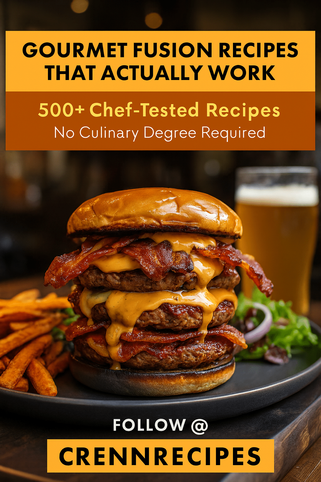 CrennRecipes brand authority - Master Gourmet Fusion Cooking culinary expertise