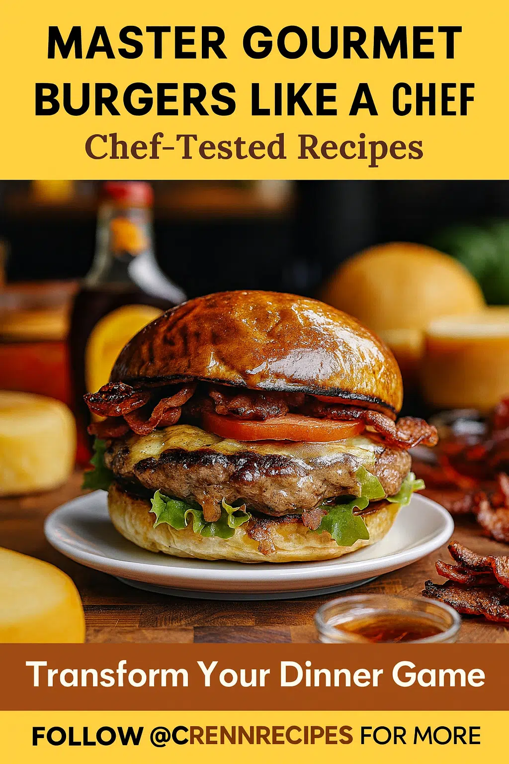 CrennRecipes brand authority - Master Gourmet Burgers culinary expertise