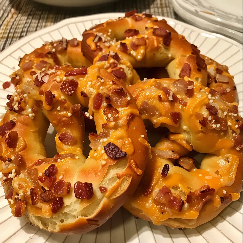 Fall Festival Bacon Cheddar Soft Pretzels — restaurant-quality recipe photo