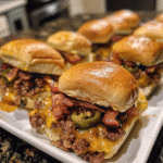 Fireball Whiskey Jalapeño Popper Sliders — restaurant-quality recipe photo