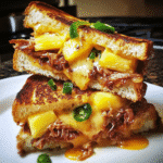 Habanero Pineapple Pulled Pork Grilled Cheese — chef-tested restaurant-quality photo