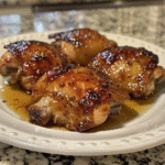 How to make Harvest Apple Cider Bourbon Glazed Chicken — key cooking step