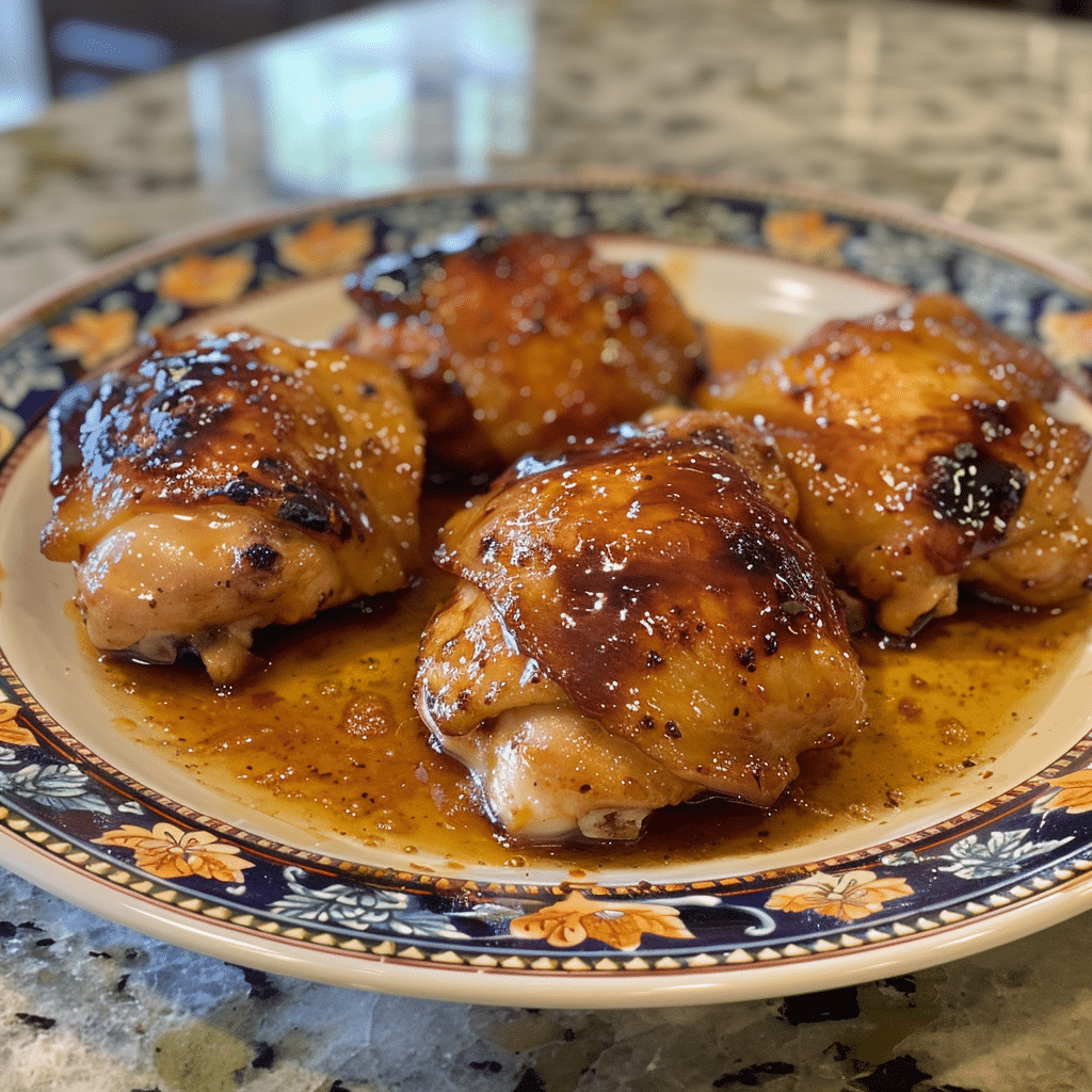 Harvest Apple Cider Bourbon Glazed Chicken — restaurant-quality recipe photo