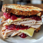 Harvest Cranberry Brie Melt with Smoked Turkey — restaurant-quality recipe photo