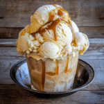 Oktoberfest Caramel Beer Ice Cream Float — chef-tested restaurant-quality photo