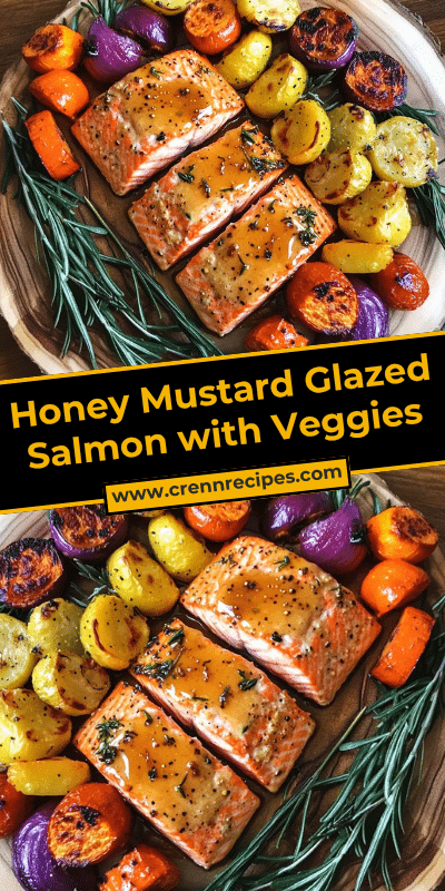 Honey Mustard Glazed Salmon with Veggies