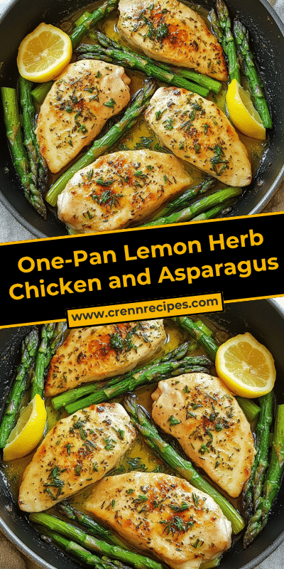 One-Pan Lemon Herb Chicken and Asparagus