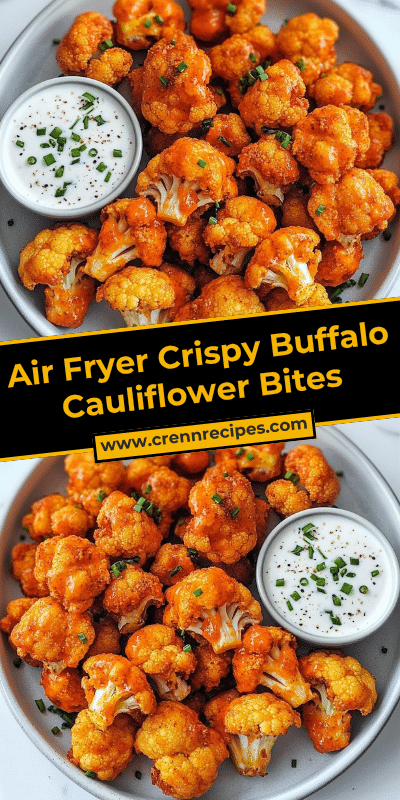 Air Fryer Crispy Buffalo Cauliflower Bites