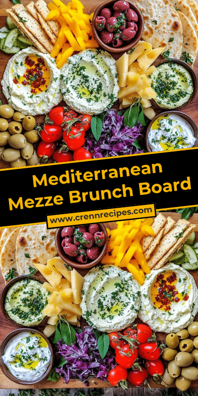 Mediterranean Mezze Brunch Board