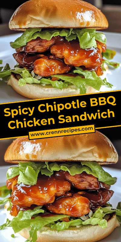 Spicy Chipotle BBQ Chicken Sandwich