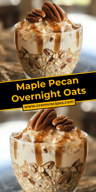 Maple Pecan Overnight Oats