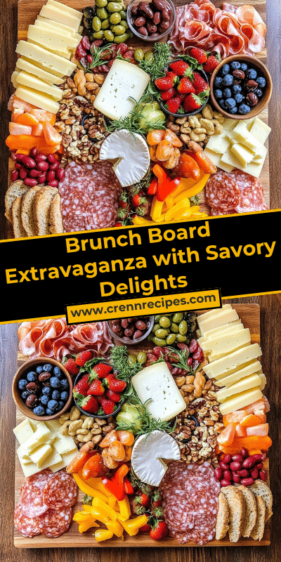 Brunch Board Extravaganza with Savory Delights