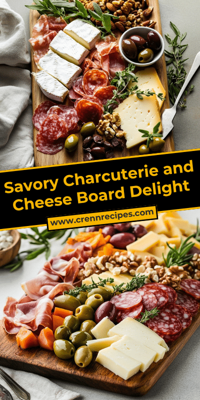 Savory Charcuterie and Cheese Board Delight