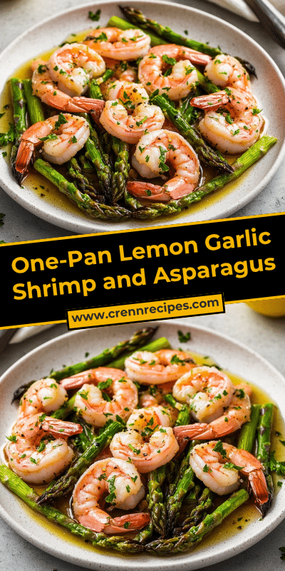 One-Pan Lemon Garlic Shrimp and Asparagus