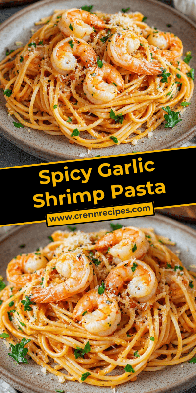 Spicy Garlic Shrimp Pasta