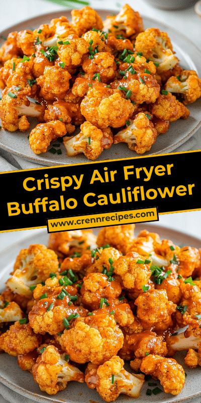 Crispy Air Fryer Buffalo Cauliflower