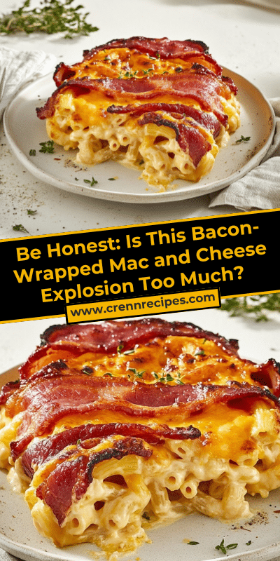 Be Honest: Is This Bacon-Wrapped Mac and Cheese Explosion Too Much?