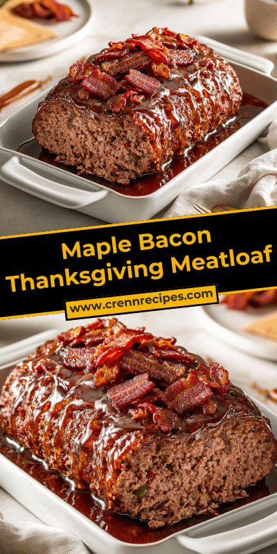 Maple Bacon Thanksgiving Meatloaf