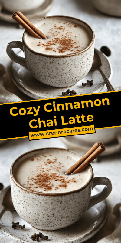 Cozy Cinnamon Chai Latte