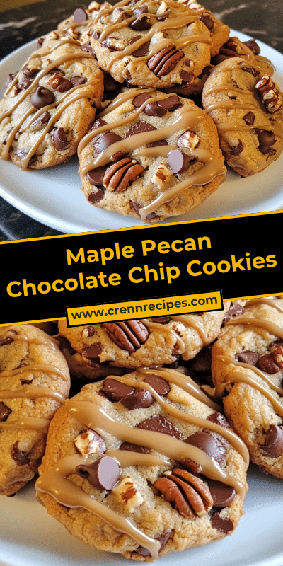 Maple Pecan Chocolate Chip Cookies