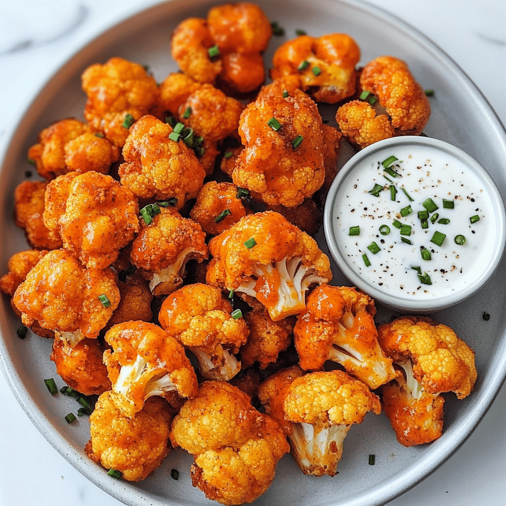Air Fryer Crispy Buffalo Cauliflower Bites — refined comfort food photo