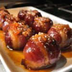 Bourbon Maple Bacon Bombs with Sticky Sweet Heat — chef-tested restaurant-quality photo