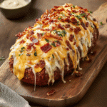 How to make Cheesy Bacon Ranch Smashburger Loaf — cooking process step